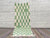 Chechered green runner- Moroccan Rug- Custom size rug-green Rug - Custom rug- rugs for living room, modern runner- Contemporary rug , mrirt