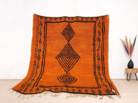Beni ourain rug- Moroccan Rug- handmade rug-Berber Rug - Custom rug- rugs for living room, rugs rugs- 8x10 rug- 9x12 rugs