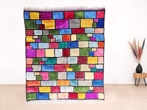 Rug- Moroccan Rug- 8x10 rugs-Berber Rug - bohemian rug- rugs for living room, rugs rugs- abstract rug- handmade rug