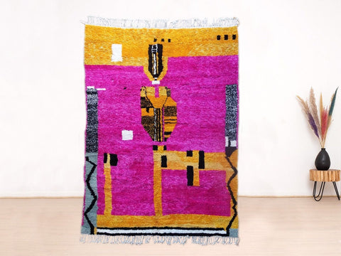 Rug- Moroccan Rug- 8x10 rugs-Berber Rug - bohemian rug- rugs for living room, rugs rugs- abstract rug- handmade rug