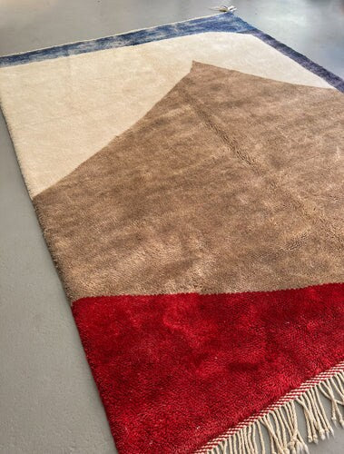 Stunning Moroccan rug , 8x10 rugs beni ourain rug - rugs for living room and bedroom - abstract rug - Berber Rug - Moroccan Rug