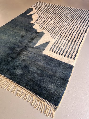 Best Moroccan rug, 8x10 rugs beni ourain rug - rugs for living room- abstract rug - Berber Rug - Moroccan Rug- Soft rugs rugs