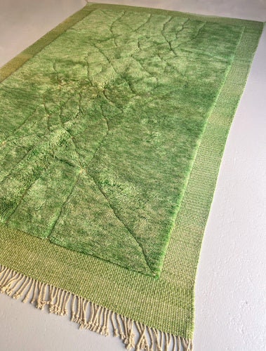 Stunning Moroccan rug, 8x10 rugs beni ourain rug - rugs for living room- abstract rug - green Rug - Moroccan Rug- Soft rugs rugs