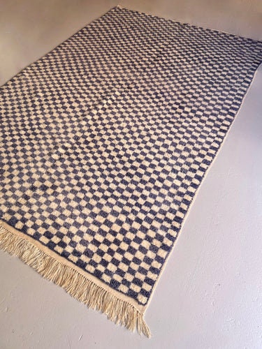 Moroccan rug , 8x10 rugs checkered beni ourain rug custom made for living room and bedroom, a Berber shagy rug
