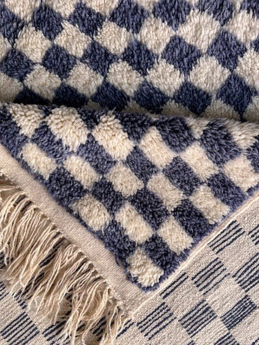 Moroccan rug , 8x10 rugs checkered beni ourain rug custom made for living room and bedroom, a Berber shagy rug