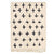 Moroccan beni ourain rug with an off white base color and a cross berber design , handmade with natural wool verz thick and soft