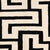 Moroccan Wool Labyrinth Rug, Handmade Beni Ourain Rug, Black and White Area Rug , Moroccan custom rug