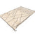 Authentic classic off white beni ourain rug with a contemporary design, custom and handmade with natural wool