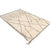 Authentic classic off white beni ourain rug with a contemporary design, custom and handmade with natural wool