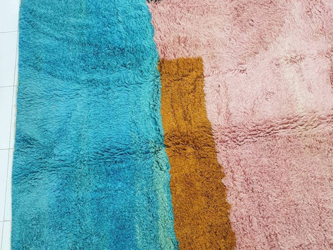 Beni ourain rug- Moroccan Rug- Custom size rug-Berber Rug - Custom rug- rugs for living room, Genuine lamb wool- Contemporary rug- All wool