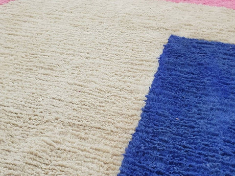 Beni ourain rug- Moroccan Rug- Custom size rug-Berber Rug - Custom rug- rugs for living room, Genuine lamb wool- Contemporary rug- All wool