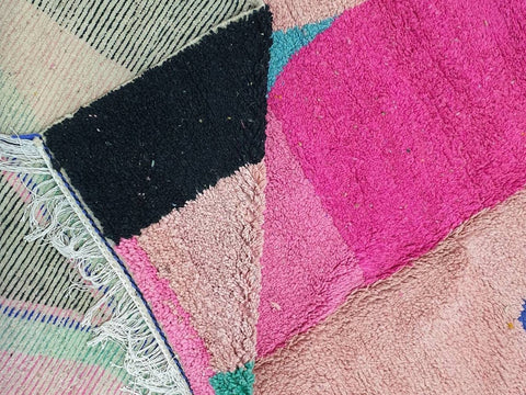 Beni ourain rug- Moroccan Rug- Custom size rug-Berber Rug - Custom rug- rugs for living room, Genuine lamb wool- Contemporary rug- All wool