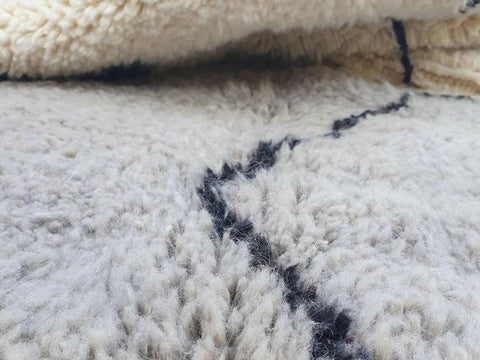 Beni ourain rug- Moroccan Rug- Custom size rug-Berber Rug - Custom rug- rugs for living room, Genuine lamb wool- Contemporary rug- All wool