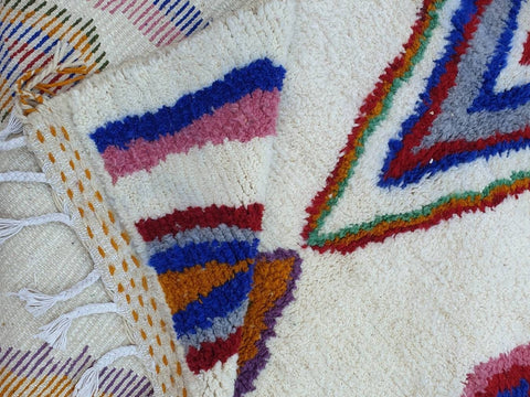 Beni ourain rug- Moroccan Rug- Custom size rug-Berber Rug - Custom rug- rugs for living room, Genuine lamb wool- Contemporary rug- All wool