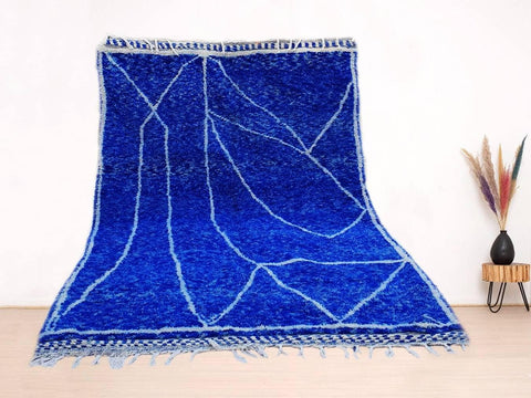 Beni ourain rug- Moroccan Rug- Custom size rug-Berber Rug - Custom rug- rugs for living room, Genuine lamb wool- Contemporary rug- All wool