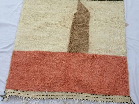 Beni ourain rug- Moroccan Rug- Custom size rug-Berber Rug - Custom rug- rugs for living room, Genuine lamb wool- Contemporary rug- All wool