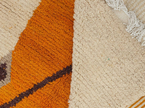 Beni ourain rug- Moroccan Rug- Custom size rug-Berber Rug - Custom rug- rugs for living room, Genuine lamb wool- Contemporary rug- All wool