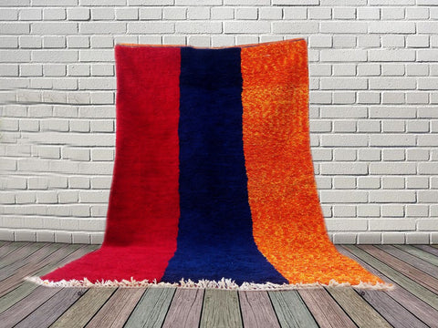 Beni ourain rug- Moroccan Rug- Custom size rug-Berber Rug - Custom rug- rugs for living room, Genuine lamb wool- Contemporary rug- All wool