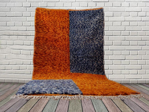 Beni ourain rug- Moroccan Rug- Custom size rug-Berber Rug - Custom rug- rugs for living room, Genuine lamb wool- Contemporary rug- All wool