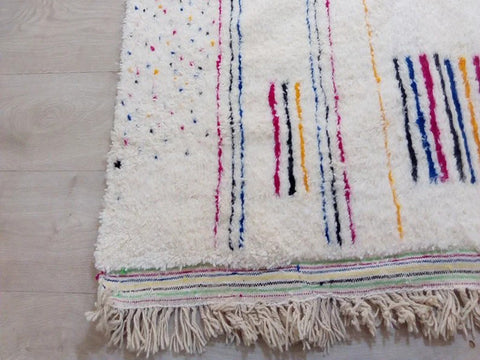 Beni ourain rug- Moroccan Rug- Custom size rug-Berber Rug - Custom rug- rugs for living room, Genuine lamb wool- Contemporary rug- All wool