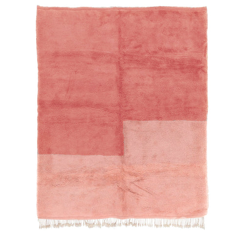 Moroccan rug gorgeous contemporary design , custom made area rug for living room , handmade with natural wool , beni mrirt pink berber rug