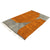 Rust Orange and Gray Moroccan rug , custom made for living room , handmade with natural wool area rug, beni mrirt berber rug