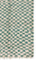 Green checkered Moroccan tribal rug , custom made for living room , handmade with natural wool area rug, beni mrirt berber rug