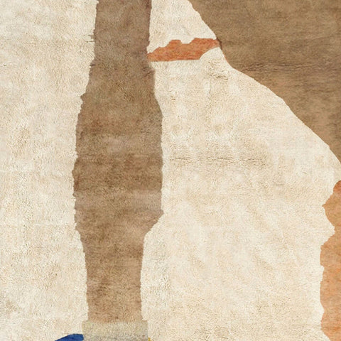 Contemporary Moroccan rug, custom for living room rug , handmade with natural wool area rug,beni ourain berber rug