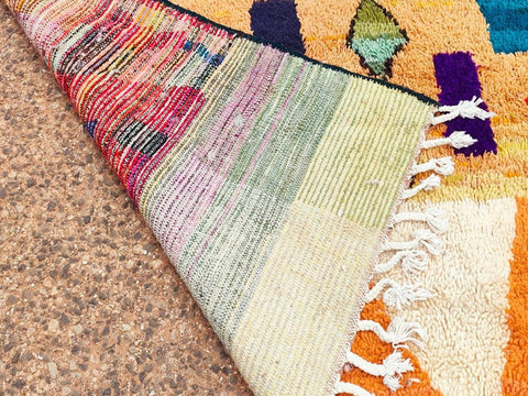Beni ourain rug- Moroccan Rug- Custom size rug-Berber Rug - Custom rug- rugs for living room, Genuine lamb wool- Contemporary rug- All wool