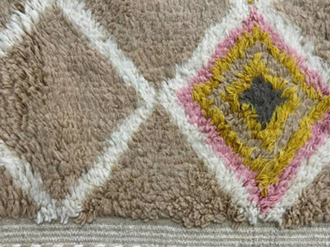 Beni ourain rug- Moroccan Rug- Custom size rug-Berber Rug - Custom rug- rugs for living room, Genuine lamb wool- Contemporary rug- All wool