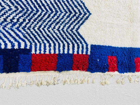 Beni ourain rug- Moroccan Rug- Custom size rug-Berber Rug - Custom rug- rugs for living room, Genuine lamb wool- Contemporary rug- All wool