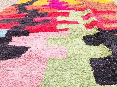 Beni ourain rug- Moroccan Rug- Custom size rug-Berber Rug - Custom rug- rugs for living room, Genuine lamb wool- Contemporary rug- All wool