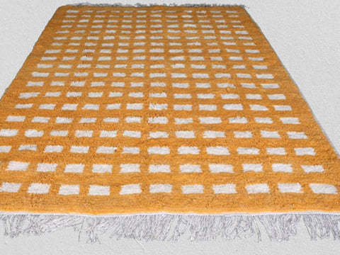 Beni ourain rug- Moroccan Rug- Custom size rug-Berber Rug - Custom rug- rugs for living room, Genuine lamb wool- Contemporary rug- All wool