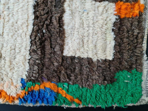 Custom size modern rug -Berber Rug - Custom rug- rugs for living room, Genuine lamb wool- Contemporary rug- wool rug -area rug-beni ourain