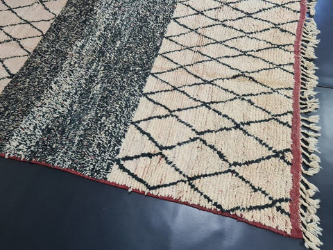 Authentic Beni ourain rug- Moroccan Rug- Custom size rug-Berber Rug - Custom rug- living room rug , classic rug - Contemporary rug