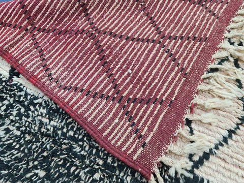Authentic Beni ourain rug- Moroccan Rug- Custom size rug-Berber Rug - Custom rug- living room rug , classic rug - Contemporary rug