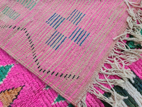 Pink Boujad rug - Custom size rug-Berber Rug - handmade rug- rugs for living room, Contemporary rug , Moroccan rug , area rug , wool rug
