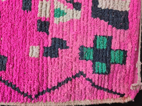 Pink Boujad rug - Custom size rug-Berber Rug - handmade rug- rugs for living room, Contemporary rug , Moroccan rug , area rug , wool rug