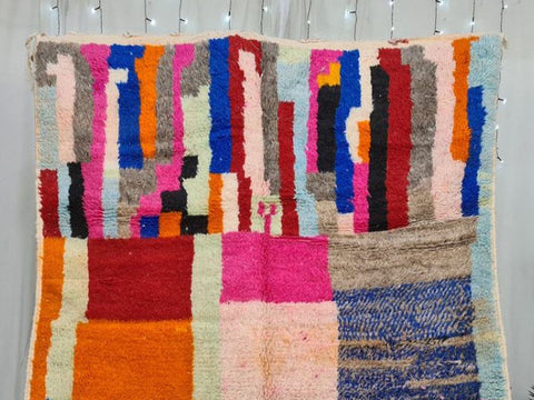 Stunning Boujad design rug - Custom size rug-Berber Rug - handmade rug- rugs for living room, Contemporary rug