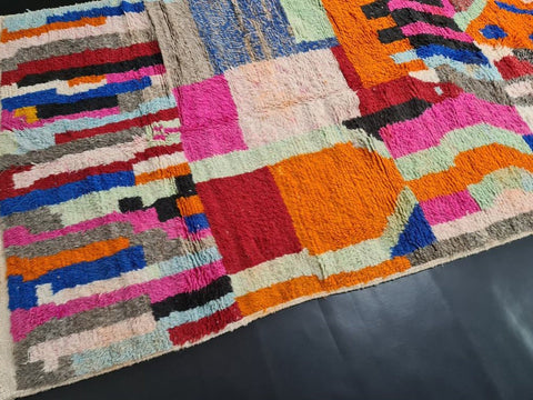 Stunning Boujad design rug - Custom size rug-Berber Rug - handmade rug- rugs for living room, Contemporary rug