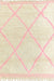Moroccan rug , Pink and White checkered Beni Ourain rug,checkered handmade abstract rugs in 8x10 rug,-rugs , 8x10 rugs