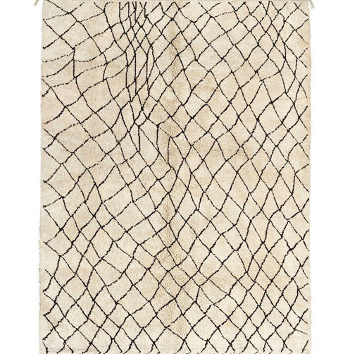 Moroccan rug , Black and Off-White Beni Ourain rug,area rug handmade abstract rugs in 8x10 rug,-rugs , 8x10 rugs,rugs rugs