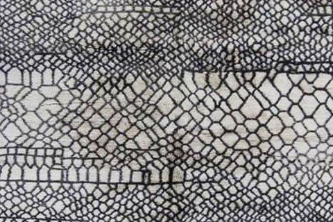 Modern Moroccan rug , Black and Off-White Beni Ourain rug,area rug handmade abstract rugs in 8x10 rug,-rugs , 8x10 rugs,rugs rugs