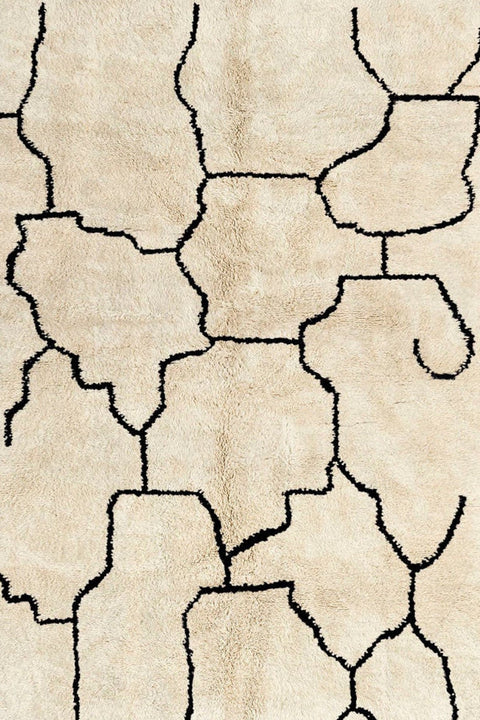 Authentic Moroccan rug Abstract, Black and Off-White Beni Ourain rug,area rug handmade berber rugs in 8x10 rug,-rugs , 8x10 rugs,rugs rugs