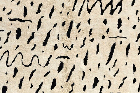 8x10 rug, Moroccan rug Abstract, Black and Off-White Beni Ourain rug,area rug handmade berber rugs,-rugs , 8x10 rugs,rugs rugs