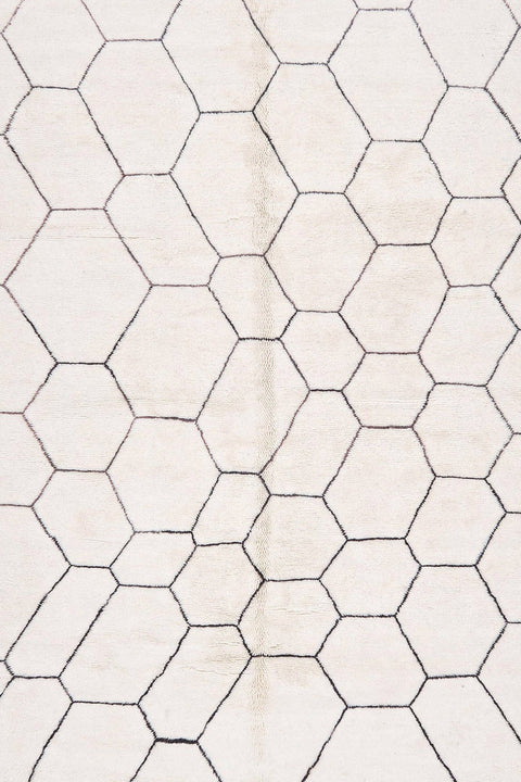 Unique Area 8x10 rug, Moroccan rug Abstract, Black and Off-White Beni Ourain rug,area rug handmade berber rugs,-rugs , 8x10 rugs,rugs rugs
