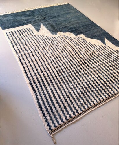 Best Moroccan rug, 8x10 rugs beni ourain rug - rugs for living room- abstract rug - Berber Rug - Moroccan Rug- Soft rugs rugs