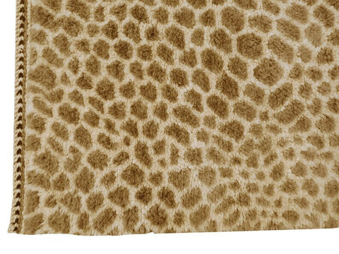 Moroccan beni ourain rug handmade with natural wool , custom brown berber rug for zour living room