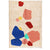 Moroccan contemporary rug , beni ourain rug handmade with soft natural wool in an abstract design