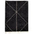 Black Moroccan rug handmade with natural wool, custom living room rug with a gorgeous berber contemporary design